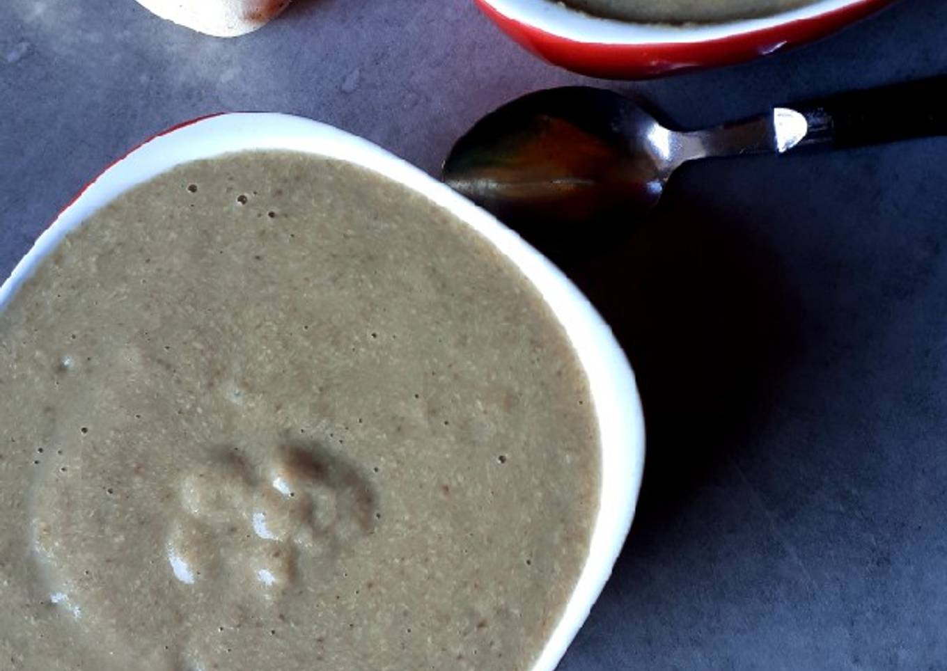 Velouté de champignons & pomme de terre