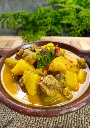 Foto resep Kari Daging Sapi Kuah Saffron (1227)