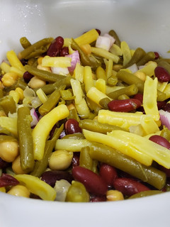 A picture of Bean salad.