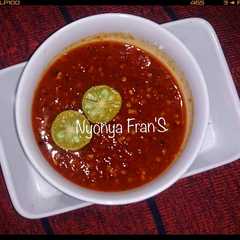 A picture of Sambal jeruk kasturi by nyonya Fran's.