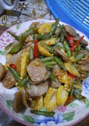 Foto resep Tumis Buncis Jagung Muda
