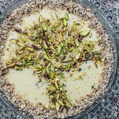 A picture of Almond Kheer| Badami Kheer.