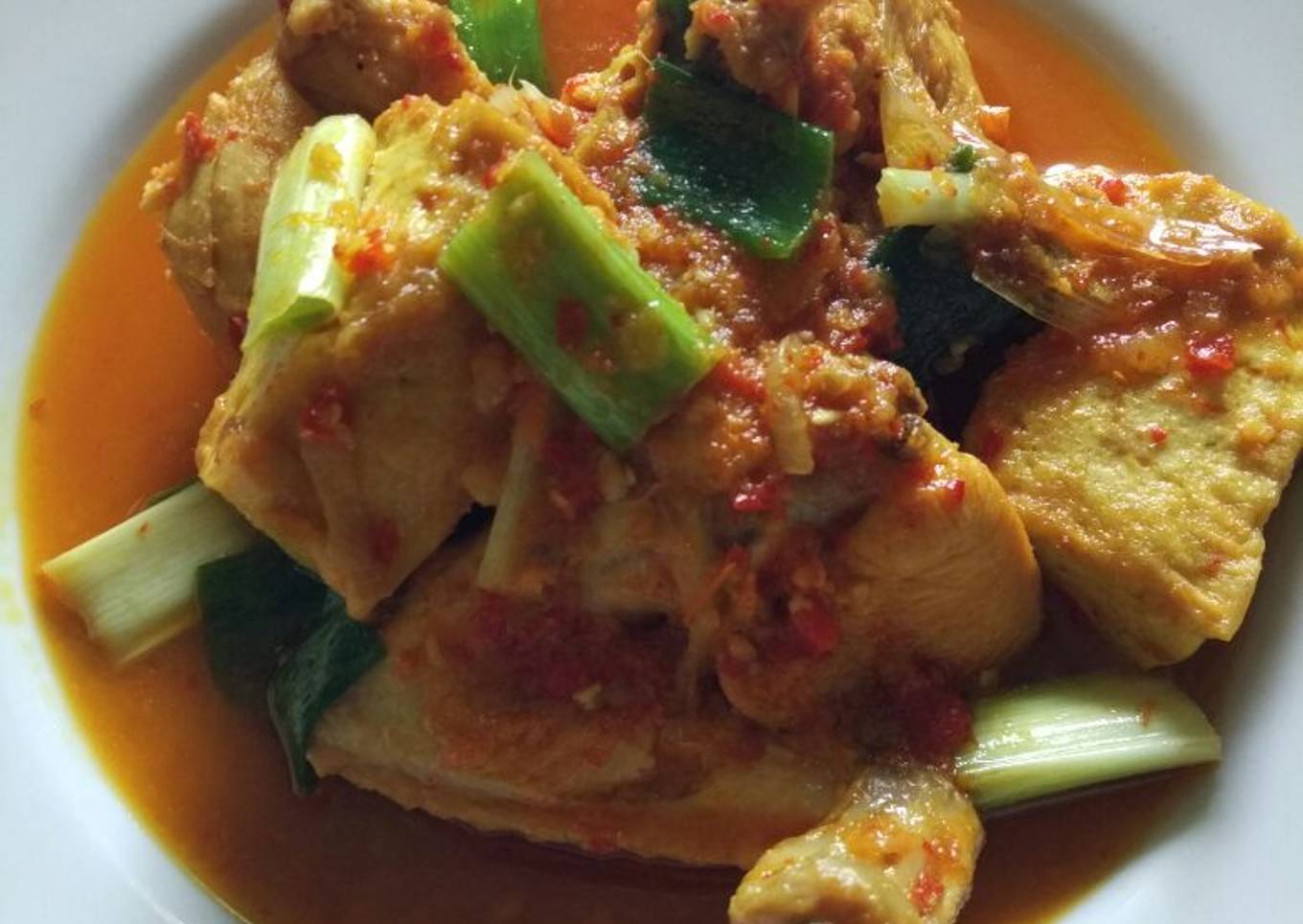Ayam tahu rica - rica