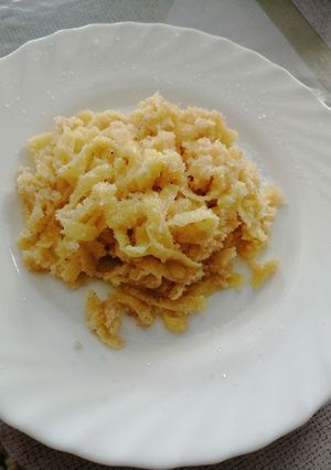 Grízes tészta gluténmentesen rizsdarából recept fotója
