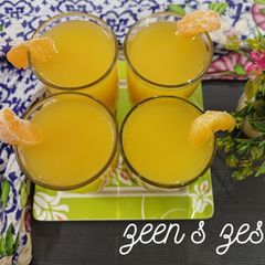 A picture of Fresh Mandarin Juice.