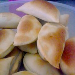 A picture of Baked Gujiya.