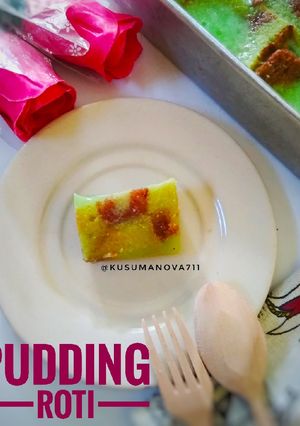 Foto resep 96. Pudding Roti