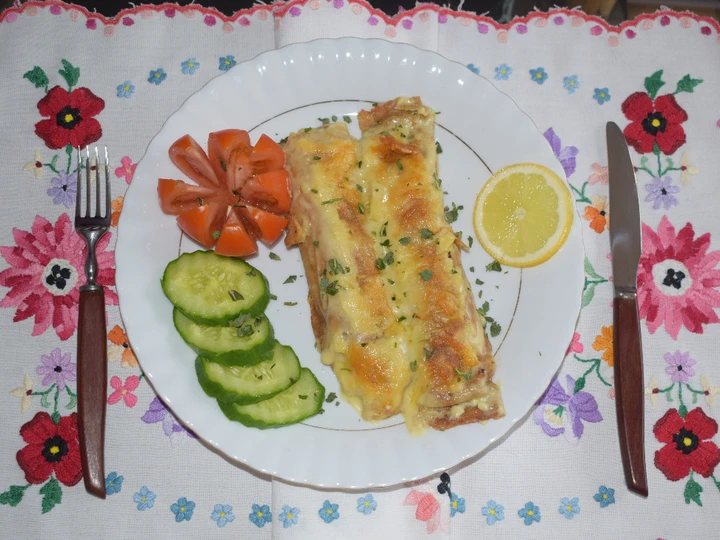 Easy Way Prepare Recipe Ham and mushroom baked pancake that is Awesome, Appealing}