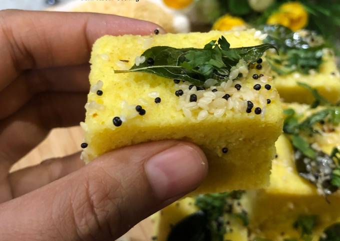 Step-by-Step Guide to Prepare Ultimate Yellow Moong Daal Dhokla (Savory Steamed Lentils Cake)– Protein-Rich Breakfast