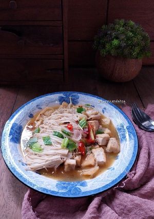 Foto resep Cah Enoki Tahu