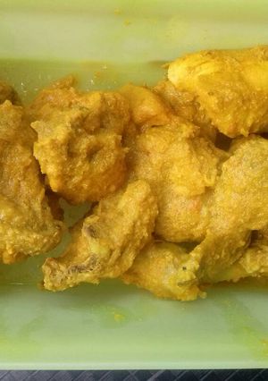 Foto resep Ayam ungkep bumbu kuning