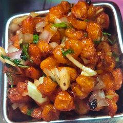 A picture of Pinku panda crispy corn chat.