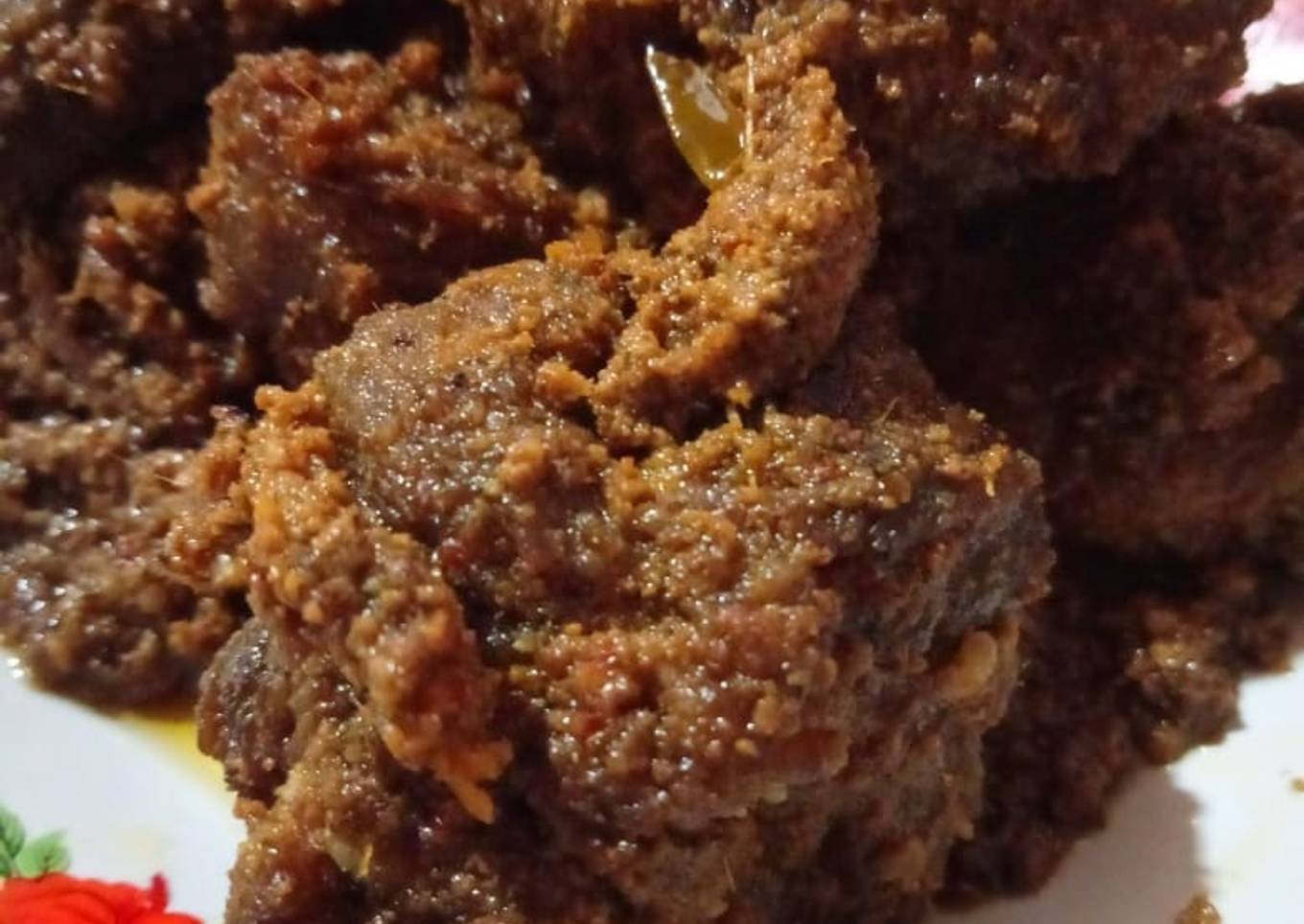 Randang Padang / rendang sapi asli padang