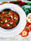 Heathy masaledar mix vegetable and boiled Jowar Khichdi for weight loss