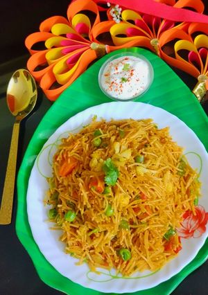 A picture of Seviyan Tawa Pulao(no onion garlic).