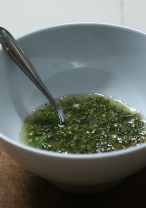 A picture of Spicy Chimichurri Sauce.