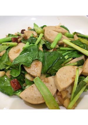 รูปของ คะน้าผัดหมูยอ🥬
