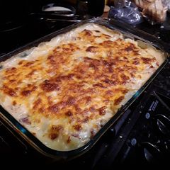 A picture of Scalloped potatoes.