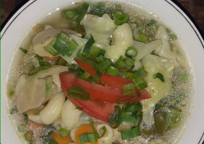 Cara Memasak Sayur sop makaroni Ekonomis
