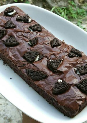 Foto resep Brownies Oreo Shiny Crust