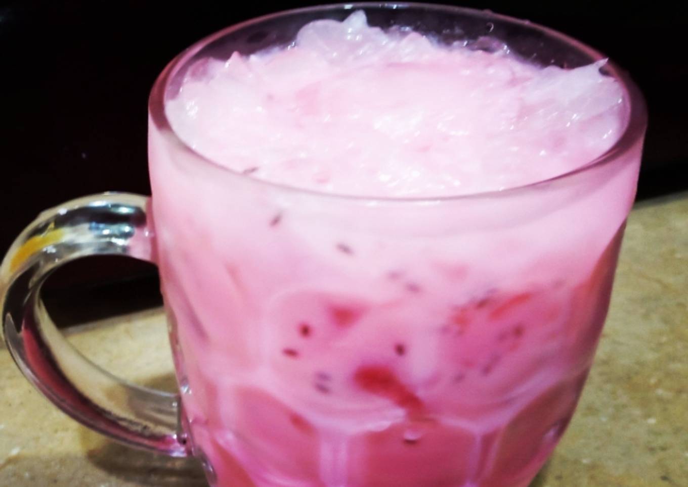 Milk rooh afza