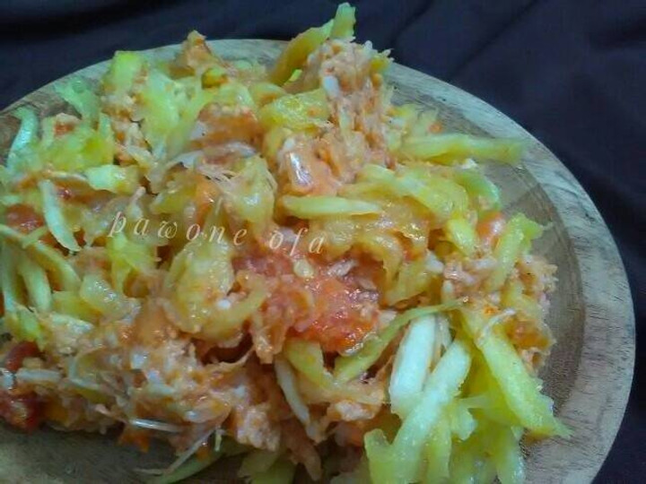 Anti Ribet, Memasak Sambal mangga muda with udang (menu diet) Enak
