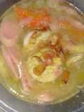 Sup telur bumbu pala