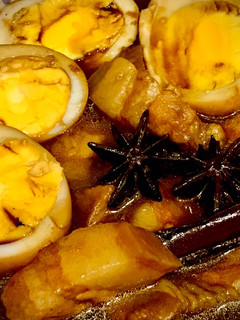A picture of Kai Phalo - Thai-Style Braised Pork Belly.