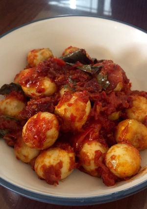 Foto resep Telur Puyuh Balado