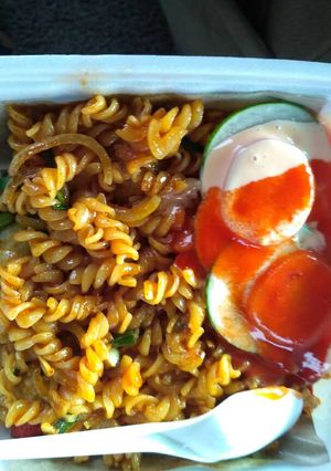 Foto resep Pasta meat ball hot spices