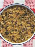 Porotos Frutillas con crema de verduras