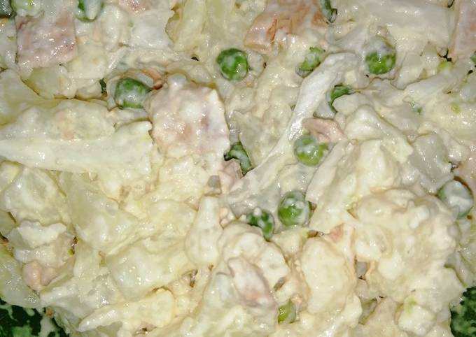 Mi ensaladilla de coliflor Receta de Sylvie Guillard- Cookpad