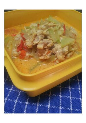 Foto resep Sayur lodeh tempe labu