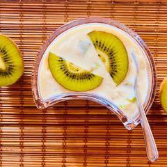 A picture of Kiwi 🥝 Shrikhand 😋 With Fresh Festive Flavours ❣️.