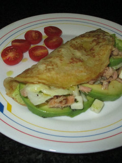 Una foto de Crepes rellenas para el desayuno