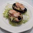 Aguacates rellenos de ensalada