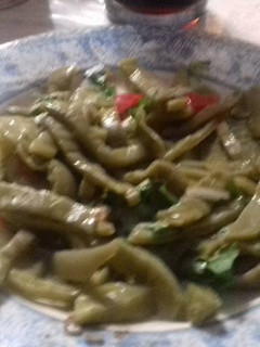 Una foto de Nopalitos a la sangrita casera verde