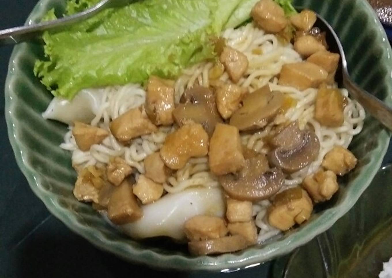 Mie ayam jamur istimewa #ResepPertamaKu