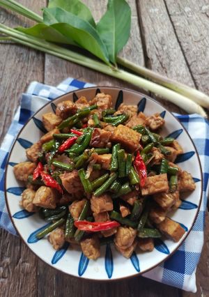 Foto resep Oseng Tempe Kacang Panjang