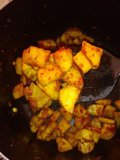 A picture of Sauteed sweet potato.