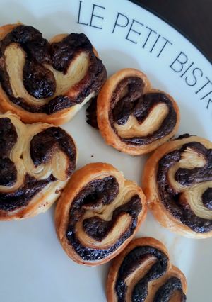 Une photo de Petit cœur de palmier au chocolat