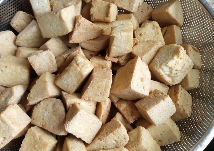 Step-by-Step Guide to Prepare Homemade Seasoned fried tofu