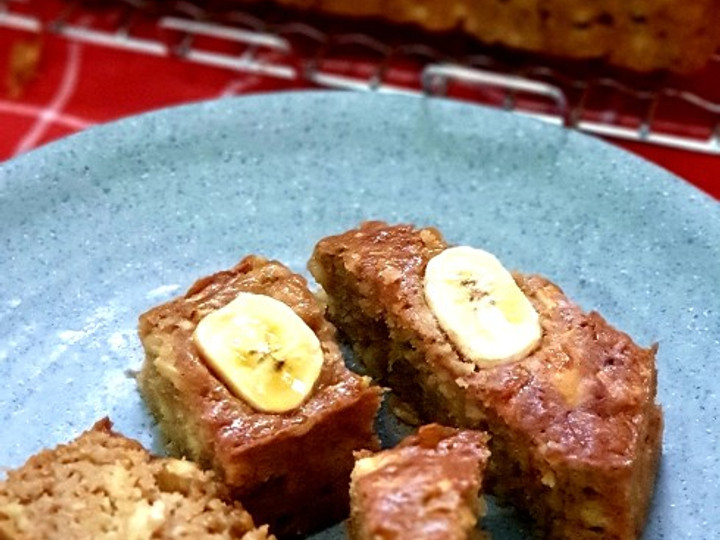 Resep Banana Apple Cake (simple &amp;amp; moist), Enak