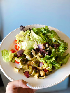 Una foto de Ensalada con vegetales asados