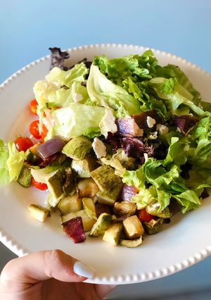 Una foto de Ensalada con vegetales asados