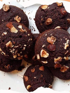 Una foto de Muffins de chocolate y remolacha