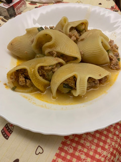 Una foto de Galets/sopa rellena