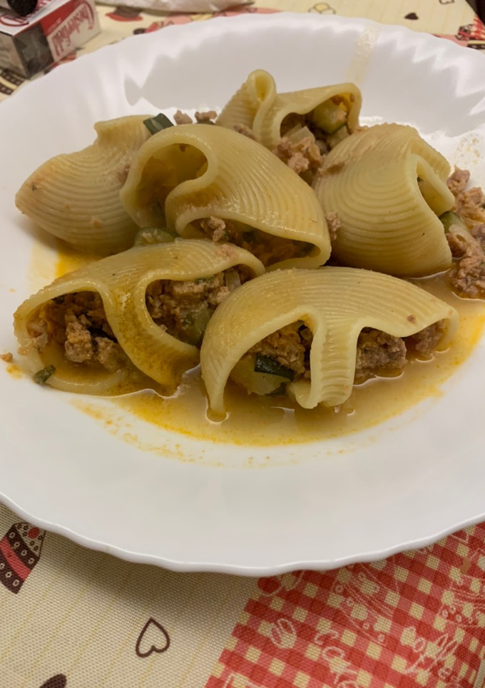 Una foto de Galets/sopa rellena