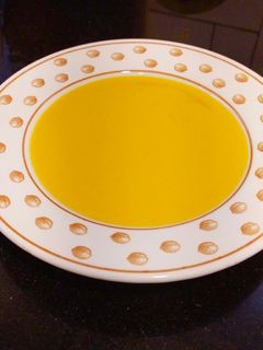 Una foto de Crema de calabaza al curry