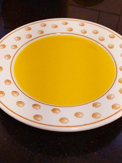 Una foto de Crema de calabaza al curry